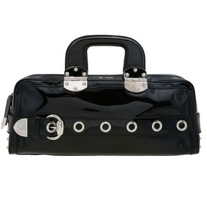 Authentic Gucci Romy patent Boston Bag
